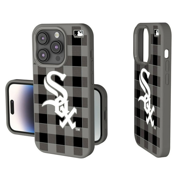Keyscaper Chicago White Sox Plaid Soft Touch iPhone Case