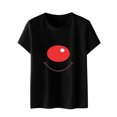 thumbnail image 1 of Birdeem Mode Femmes Manches Courtes Imprimé Floral Col Rond T-Shirt Blouse Chemises, 1 of 4
