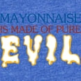 thumbnail image 2 of CafePress - MAYONNAISE EVIL - Cute Infant Baby Football Bodysuit, 2 of 3