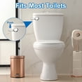 thumbnail image 5 of 1 Set Toilet Handle Replacement Kit, Front Mount Universal Toilet Flush Handle, 701 Silver, 5 of 5