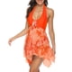 thumbnail image 1 of Gibobby Conjunto de Bikini Traje de baño dividido con estampado de verano para mujer Traje de baño de moda Bikini de playa(Naranja,CH), 1 of 5