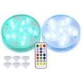 thumbnail image 1 of Sumergibles A Prueba De Agua Luces Led Rgb Con Imanes De Ventosa Y Luz Led Subacuática Con Control Remoto Rf matsuzay HA045433-01, 1 of 6