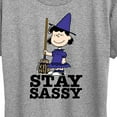 thumbnail image 3 of Peanuts - Lucy Stay Sassy - Women's Short Sleeve Graphic T-Shirt, 3 of 6