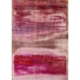 thumbnail image 1 of Ahgly Company Indoor Rectangle Mid-Century Modern Crimson Red Area Rugs, 2' x 4', 1 of 1
