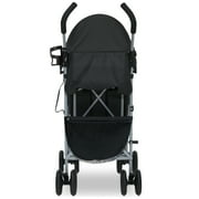 Jeep TurboGlyde Plus Stroller by Delta Children - Lightweight Travel Stroller Only Weighs 13.7 Pounds, Black