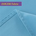 thumbnail image 2 of LAICAIW Round Table Cloth, Water Resistant Microfiber, 90 Inch Diameter, Aqua Blue, Decorative Fabric, 2 of 7