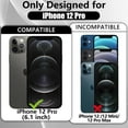 thumbnail image 2 of for iPhone 12 Pro Case, Phone Case iPhone 12 Pro Magnetic Case [Compatible with MagSafe] Translucent Matte Back Slim Shockproof Military-Grade Protection Anti-Fingerprint Cover, Grey, 2 of 13