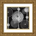 thumbnail image 1 of Sommers, Mindy 20x20 Gold Ornate Wood Framed with Double Matting Museum Art Print Titled - Filigree Snowflakes, 1 of 4