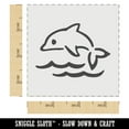 thumbnail image 2 of Fun Jumping Dolphin Ocean Waves DIY Cookie Wall Craft Stencil - 3.5 Inch, 2 of 5
