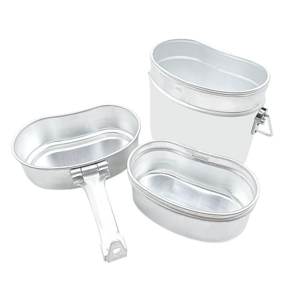 Matsuzay Materiales resistentes a altas temperaturas del cuenco ligero de la comida campestre con hace resistente a altas temperaturas Mostrada Aluminio puro