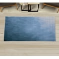 thumbnail image 1 of Modern Decorative Rug, Abstract Various Shades of Gradient Toned with Fragmented Effects Design, Quality Carpet for Bedroom Dorm and Living Room, 6 Sizes, Pale Sky, by Ambesonne, 1 of 1