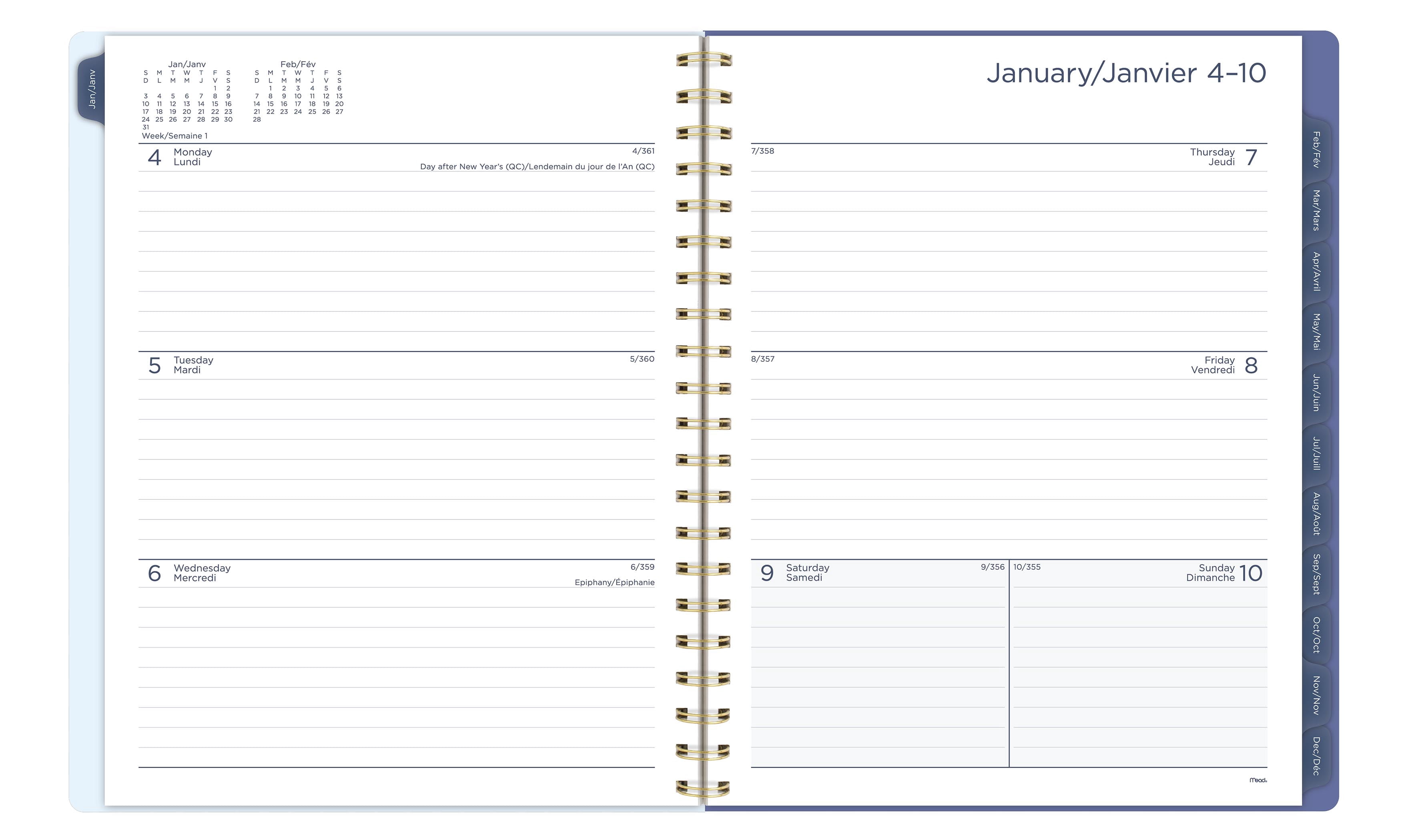 Agenda Mead® Spring Floral GD 12M 2027