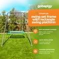 thumbnail image 2 of gobaplay Outdoor Swing Set Frame & gobaplay Tree Swing Platform, Green, 2 of 10