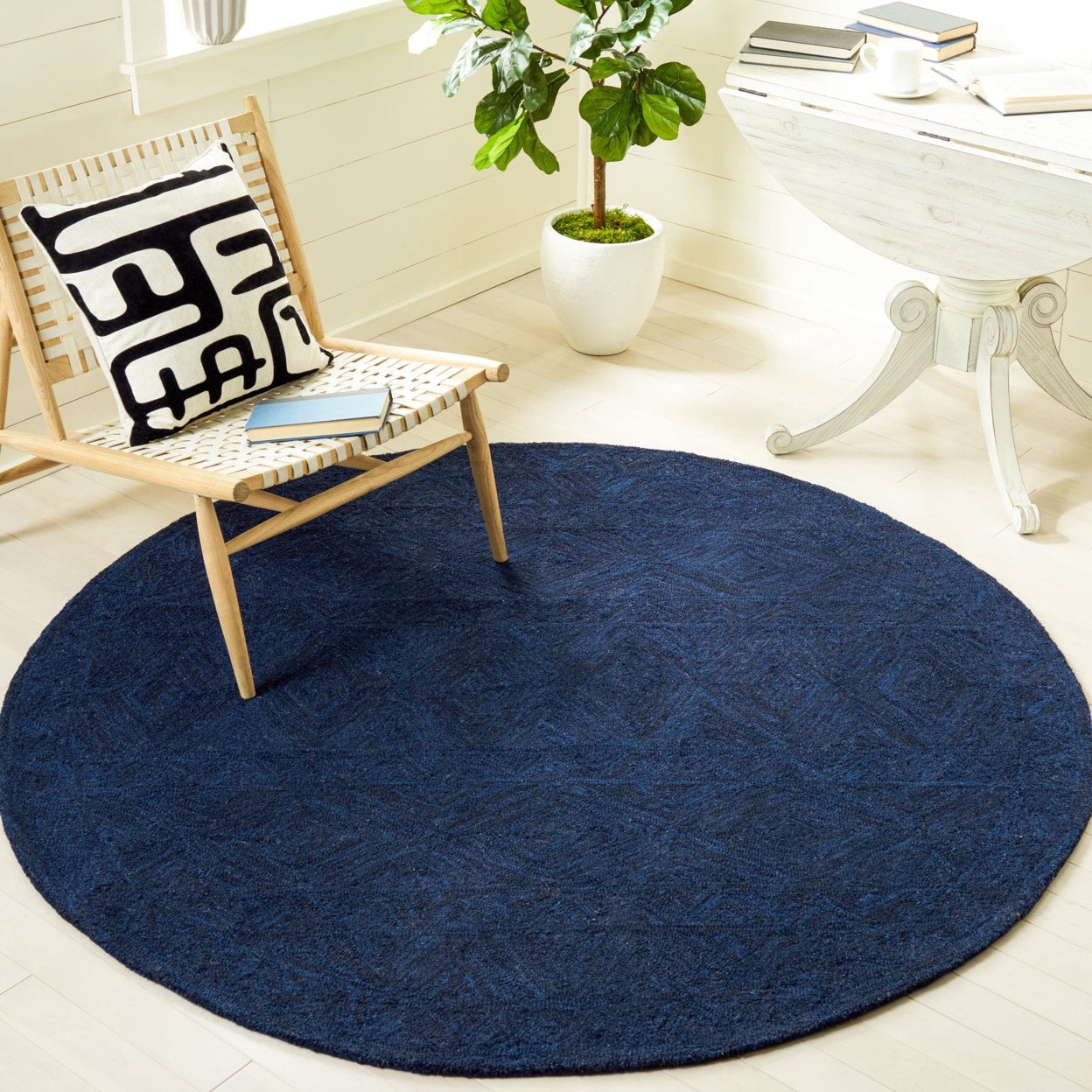 SAFAVIEH Metro Delbert Diamond Area Rug, Blue, 3' x 5'