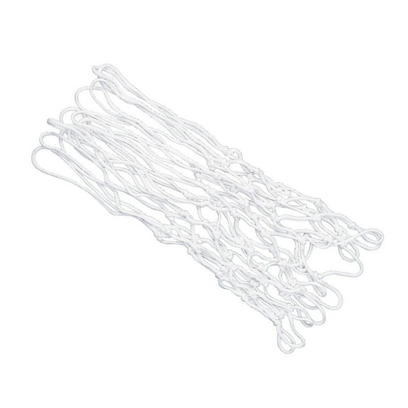 Myenne Standard Professional Polyester Braided Basketball Net for Outdoors Indoors Basketball Sports (White)