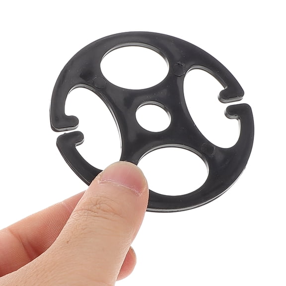 Toyvian 10Pcs Automotive Seat Cover Fasteners Metal Hooks Plastic Disks for Secure Seat Cushion Attachment