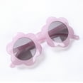 thumbnail image 1 of Qiylii Cartoon Children Sunglasses, Kids Lightweight Funny Flower Shape Festival Dark Glasses, 1 of 7
