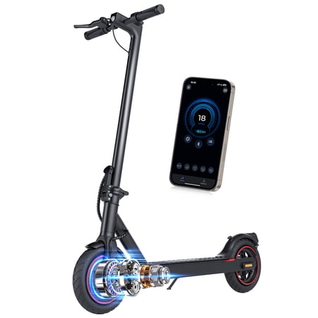 HopCycle Electric Scooters - Electric Scooter Adults 500W Motor 18 MPH Top Speed 8.5 Tires 21 Miles Long Range Electric Scooter for Adults and Teens
