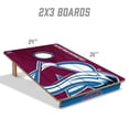 thumbnail image 5 of YouTheFan NHLColorado Avalanche 2' x 3' Cornhole Game, 5 of 6