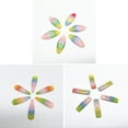 thumbnail image 4 of Kids Snap Hair Clip Rainbow Color Geometric Shape Hair Pin Hair Barrette, 4 of 10