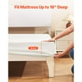 thumbnail image 6 of KFFKFF 4-Item Bed Linen Collection - Queen Dimensions, Pure Brushed Microfiber Sleep Ensemble with 2 Cushion Covers, 1 Unfitted Sheet & 1 Elasticized Sheet, Airy & Crease-Resistant Premium Bed Linens, 6 of 9