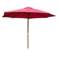 thumbnail image 1 of Parapluie rond en bambou de 10 'x 8,2', 1 of 4