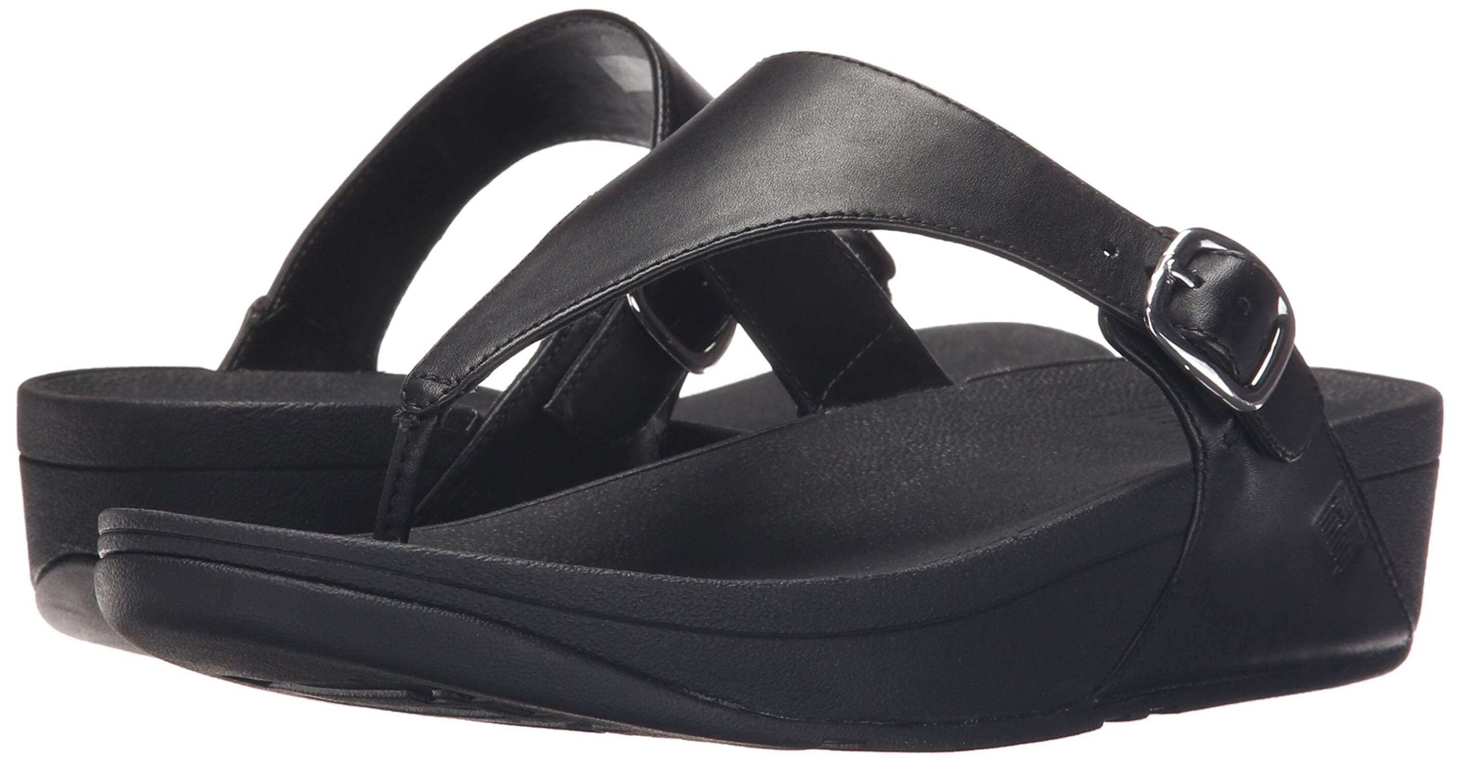 サンダル・ミュール FitFlop Skinny2 Back Strap Sandals Women Black J18-001 FitFlop The Skinny II Back-Strap Sandals Black – FitFlop