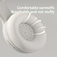 thumbnail image 5 of Bluetooth Headset Wireless with Mute Button Bluetooth 5.3 Headset HIFI with Excellent Audio Quality Long Battery Life Foldable and Pluggable Card Wired/Wireless Connection Soft Memory Earmuffs, 5 of 7