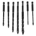 thumbnail image 2 of 7PCS Masonry Drill Bit Set Hex 4 Flute High Hardness Alloy Twist Cross Drill Bit Set with Storage Box, 2 of 22