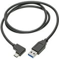 thumbnail image 3 of Tripp Lite Usb C To Usb-a Cable Right Angle 3.1 5 Gbps Usb Type C M/m 3ft - Usb Cable - Usb-c (m) Right-angled To Usb Type A (m) - Usb 3.1 Gen 1 / Thunderbolt 3 - 3 Ft - Black, 3 of 5