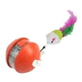 thumbnail image 2 of Interactive Cat Toys Ball Auto Electric Rolling Ball Toys, Motion Activated Moving Ball Toy for Indoor, for Cat Physical Exercise, Red, 2 of 3