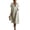 White, variant on Summer Linen Dresses for Women V Neck Sleeveless Maxi Dress Casual Lace Trim Gauze Shift Dress with Pockets