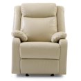 thumbnail image 2 of Glory Furniture Ward Faux Leather Upholstered Rocker Recliner in Putty, 2 of 6