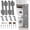 12inch-4.0, variant on 16inch 2.0 Pocket Door Slides Cabinet Furniture Hardware Kit