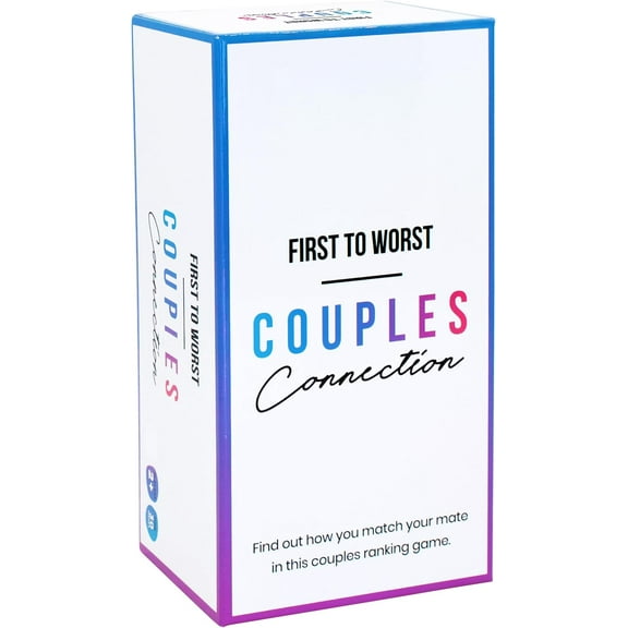 Dyce Games First to Worst: Couples Connection Card Game – Fun Relationship & Party Game for Couples and Friends, 2  Players, Ages 15 , 30–45 Minutes