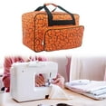 thumbnail image 5 of Deluxe Universal Sewing Machine Case, Portable Cover Tote Bag Sewing Machines - Carrying Travel Storage Carrier Organizer for Accessories Orange, 5 of 9