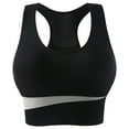 thumbnail image 5 of Entyinea Womens Full-Figure Bra High Impact Full Coverage Wireless Plus Size Sports Bra Black XXL, 5 of 5
