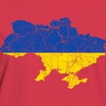 thumbnail image 3 of CafePress - Ukraine Flag And Map Women's Dark T Shirt - Women's Traditional Fit Dark T-Shirt, 3 of 4