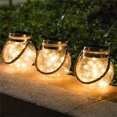 thumbnail image 2 of lámpara solar de vidrio resistente al agua, luz solar en maceta, lámpara ornamental para jardín de hadas, 2 of 3
