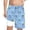 Sky Blue, variant on Summer Swimsuit for Teens Boy Printed Shorts Lace Up High Waisted Loose Pants Beach Essentials for Boy,Sky Blue,10T=150