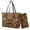Brown- Owl Flroal Brown, variant on TSOVTHRID Owl Flroal Brown Print Tote Bag for Women 2 PCS Purse and Wallet Set Top Handle Satchel Purse Large Capacity Leather Women Shoulder Handbag for Shopping