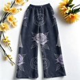 thumbnail image 5 of Trgacdwlo Halloween Print Lounge Pants Women Fleece Funny Pumpkin Graphic Women's Pajama Bottoms Winter Warm Fuzzy Pajama Pants Women, 5 of 6