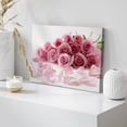 thumbnail image 4 of HFDF Canvas Prts Wall Art - Bouquet of Beautiful Pk Rose Flowers with Petals | Modern Wall Decor/Home Art Stretched Gallery Wraps Giclee Prt & Wood. Ready to Hang - 10x8inch Unframed, 4 of 6