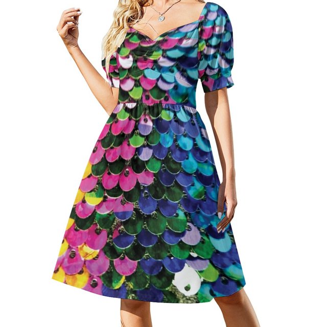 Robe à Sequins Multicolore Vêtements Robe de Bal 2024 Robes pour Femmes 2024 Robe Élégante pour Invités Mariage