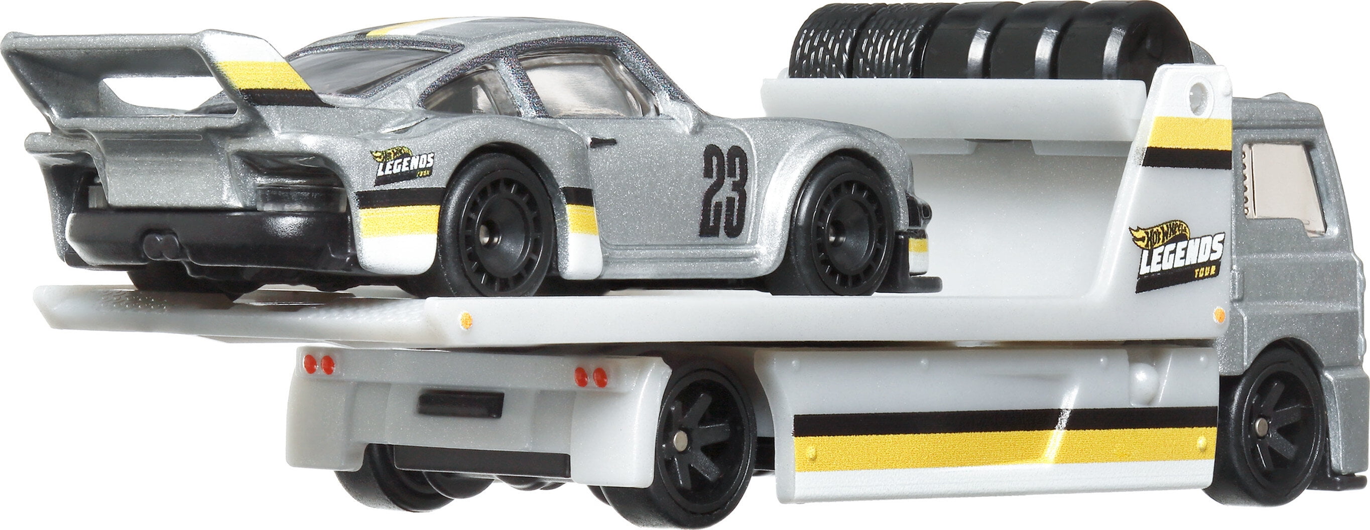 Hot Wheels Premium Diecast Team Transporter - Legends Hauler and Porsche 934.5 Toy - Walmart.com
