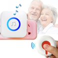 thumbnail image 2 of Alarma de alarma para el hogar, sistema de alarma personal recargable para pacientes mayores y botones de llamada de emergencia, alarma para niños y discapacitados y embarazadas Afortunado Sencillez, 2 of 5