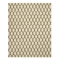 thumbnail image 1 of Hand-tufted Wool Ivory Transitional Geometric Chain-Link Rug, 1 of 1