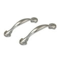 thumbnail image 4 of Mascot Hardware Wide Footed 3 In. (76Mm) Satin Nickel Drawer Pull - Pack of 10, 4 of 6