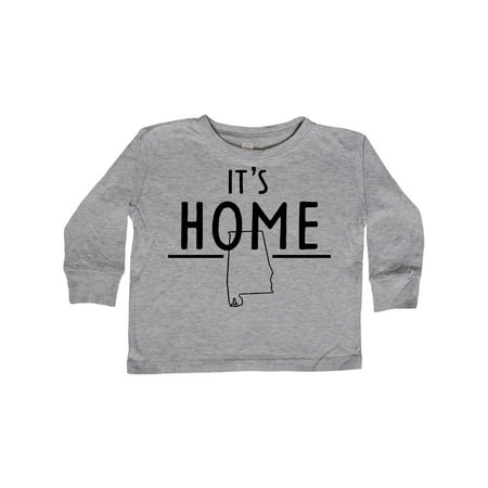 

Inktastic It s Home- Alabama State Outline Gift Toddler Boy or Toddler Girl Long Sleeve T-Shirt