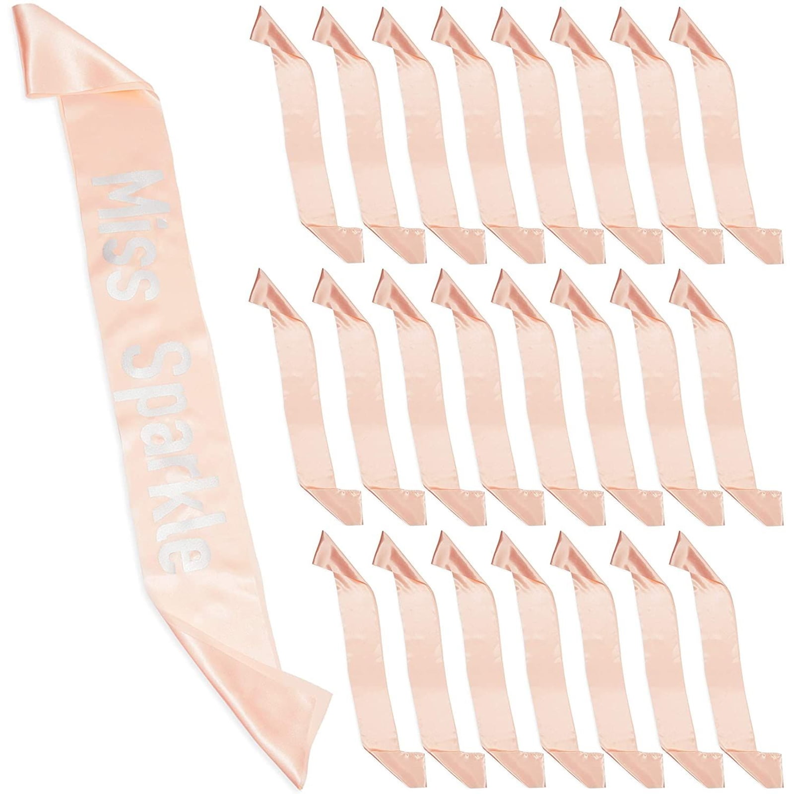 1Pc Blank Satin Sash Personalised Birthday Party Favors Wedding Baby Shower Prom 